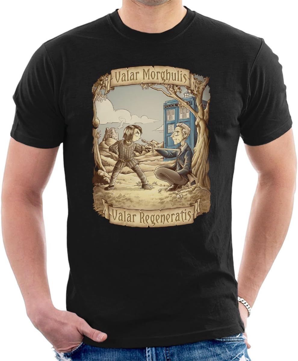 Game of Thrones Doctor Who Valar Regeneratis Men's T-Shirt