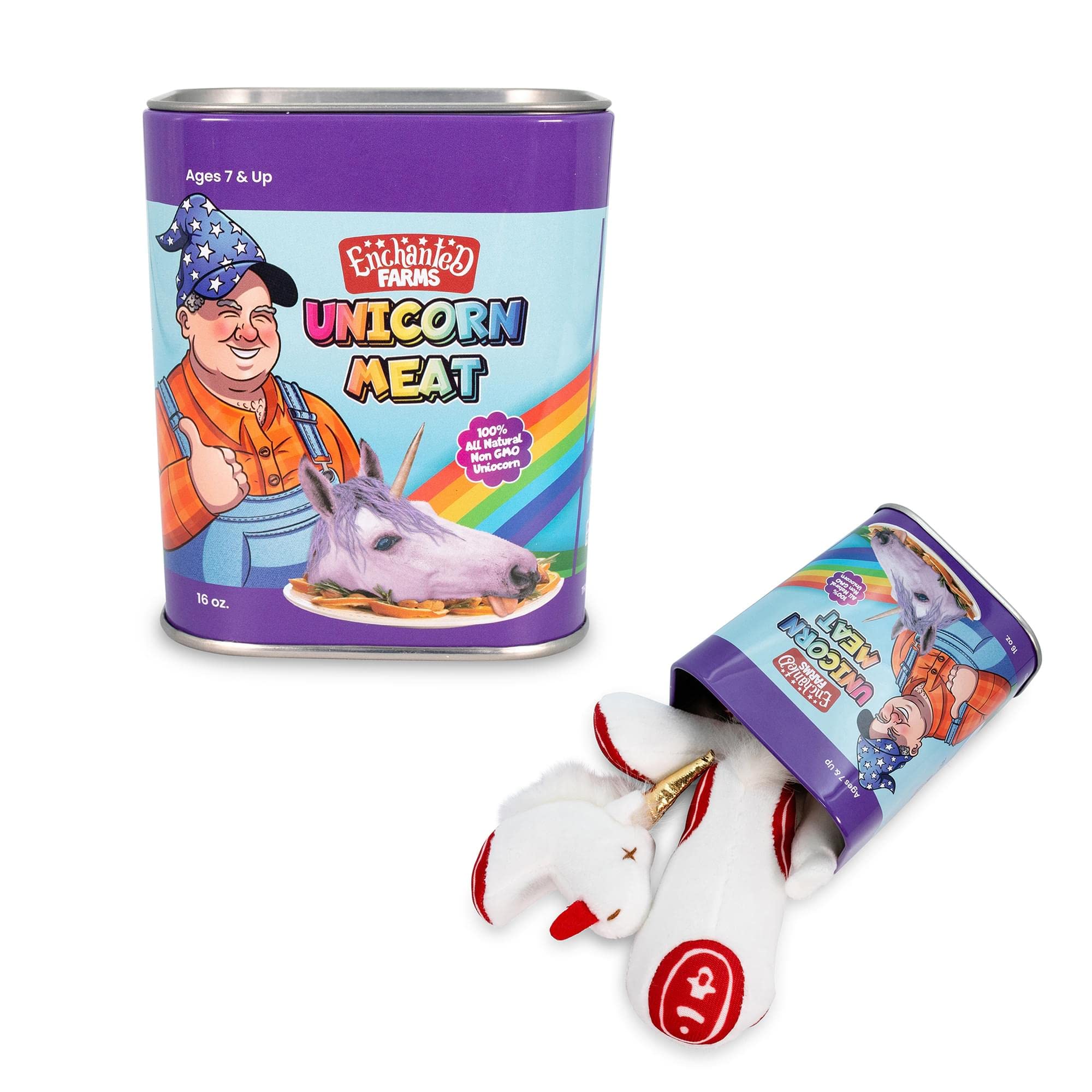 ToynkCanned Meat Unicorn Plush Toy Gag Gift Exclusive