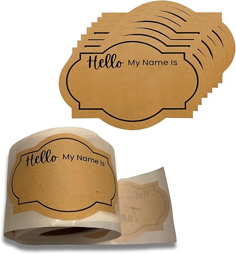 Pegatinas "Hola, mi nombre es