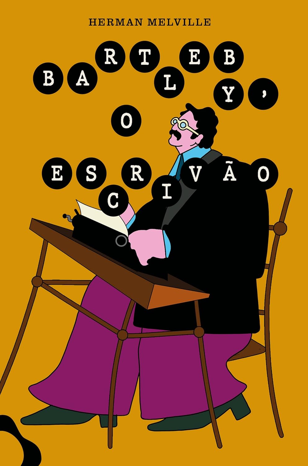 Capa do livro Bartleby, o Escriturário, de Herman Melville