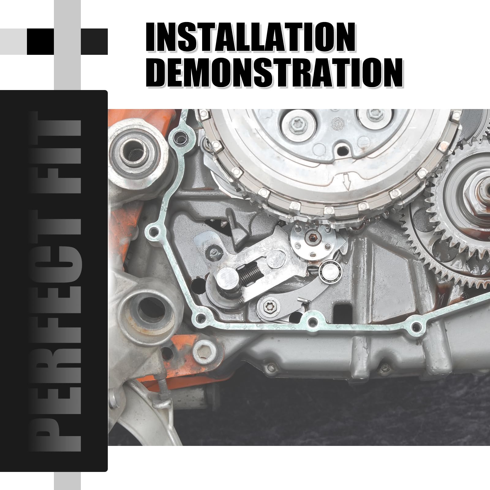 NICECNC Hochleistungs-Schaltsatz, kompatibel mit KTM 690 Enduro/R 2008–2025, 690 Duke/R 2008–2018, kompatibel mit Husqvarna 701 Enduro/Supermoto 2016–2025, Siehe Ausstattung