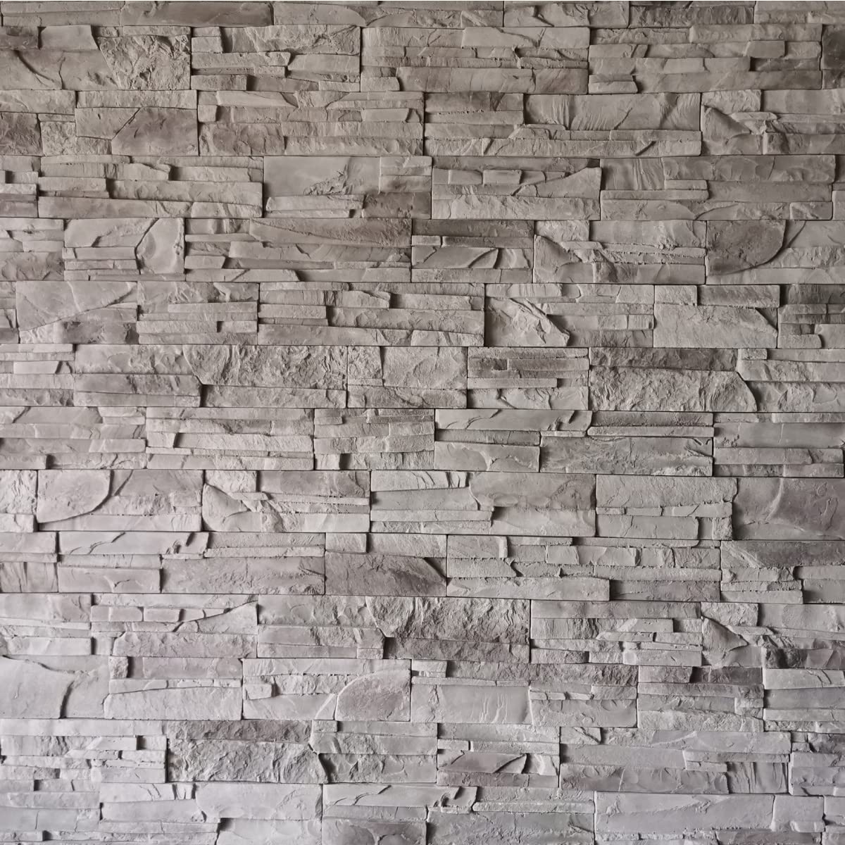 Samoprzylepna fototapeta ścienna kamień o wyglądzie kamienia muru łupkowego 520 x 318 nowoczesna tapeta XXL szara cegła 3D salon, sypialnia, biuro, korytarz, tapeta ścienna szer. 520 cm x wys. 318 cm