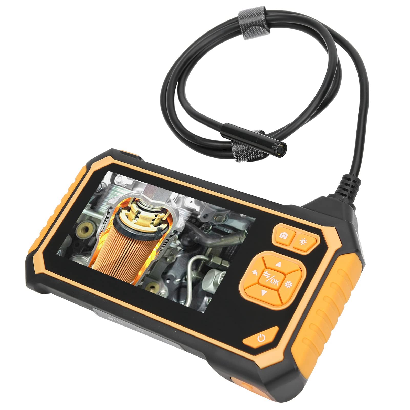 KKPLZZ Telecamera Endoscopio Impermeabile a Doppia Lente da 8 Mm con (10m)
