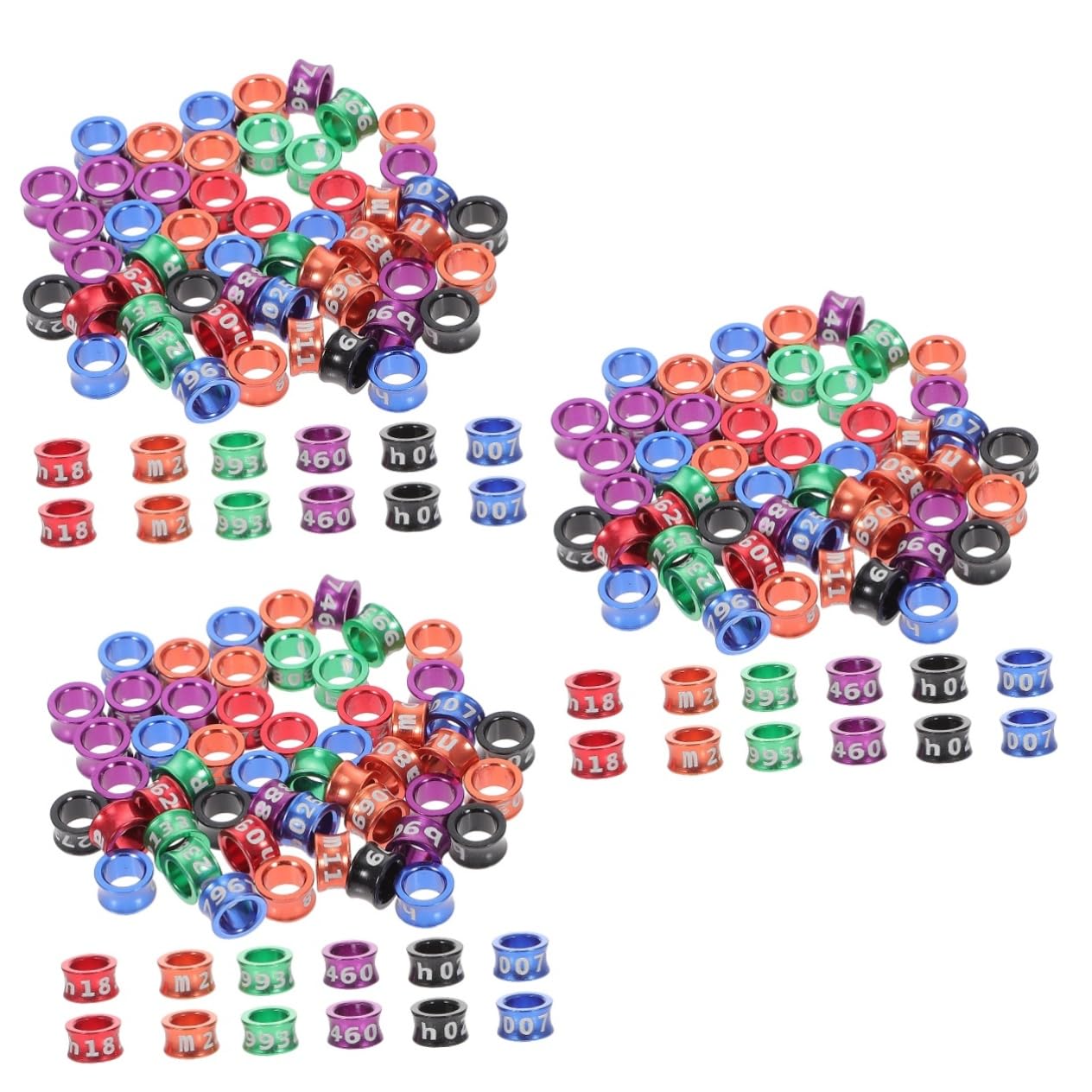 150 Anillos De Tobillo Cerrados De Aleación para Pata De Paloma, Anillos Numerados para Pata De Pájaro, Anillos para Pata De Pájaro, Anillos para Pata De Pájaro, Suministros para