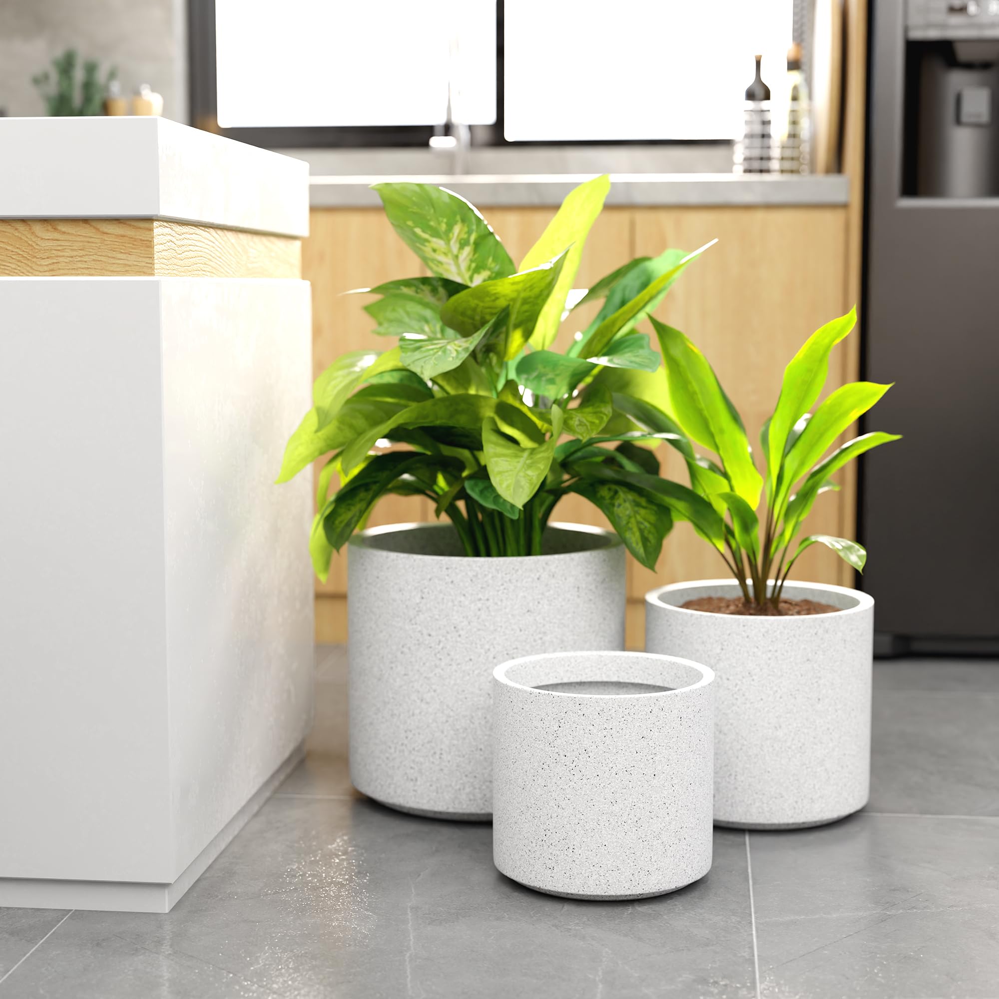 YUCCABE Fox Planter - Durable Outdoor Flower Pots -26