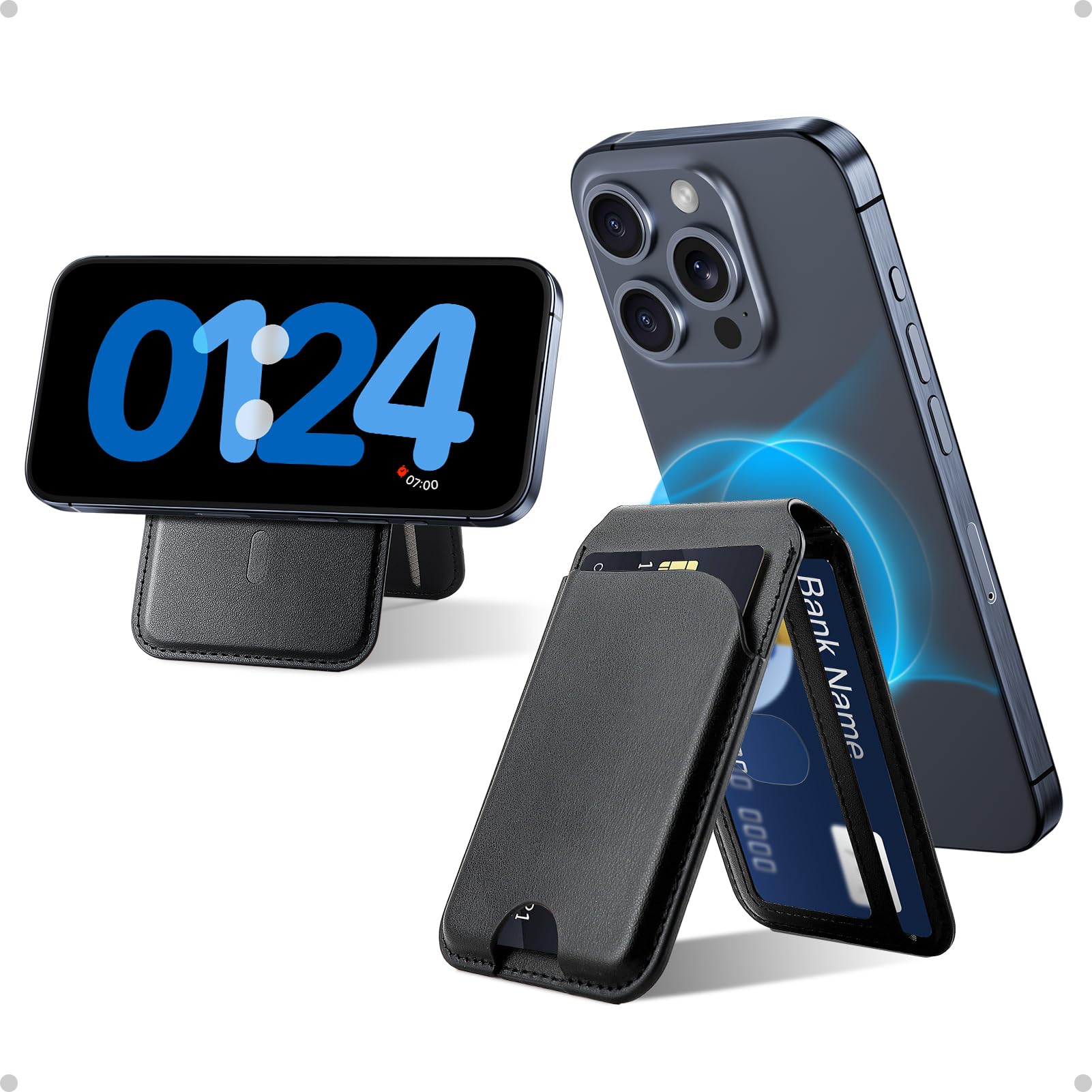 Amazon.co.jp: 磁気財布 iPhone対応 MagSafeウォレット iPhone 16/15
