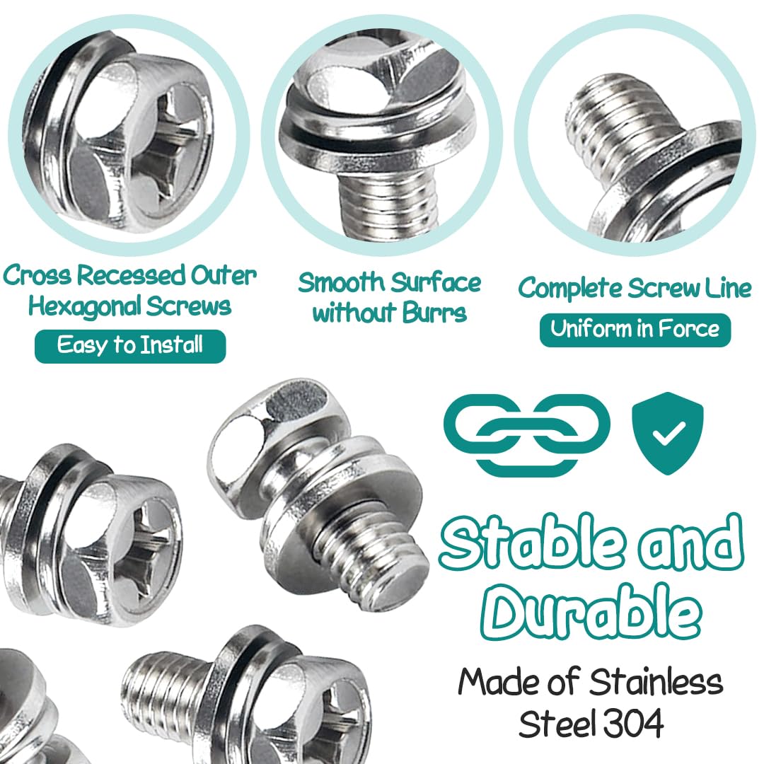20 Set 22 Mm M6X22 Bulloni e M6 Dadi e Bulloni da Dadi Accessorio per