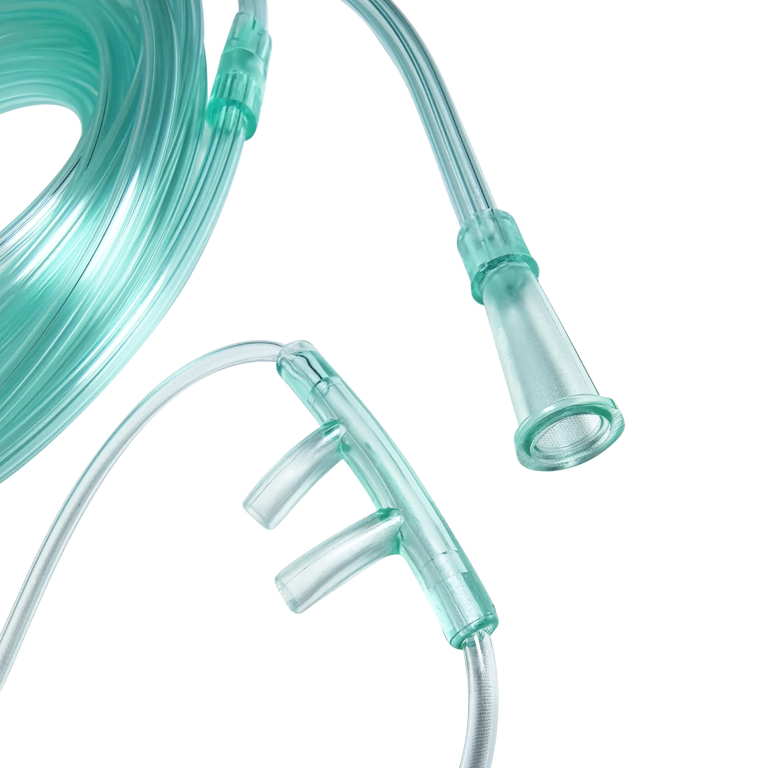 Canule nasale extra longue de 15 mètres (2 pièces) - Tuyau à oxygène à débit élevé avec design anti-pliure