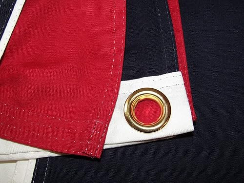 Miniatura 5 de Premium 3x5 Embroidered France French Cotton Flag Large 3'x5' Grommets