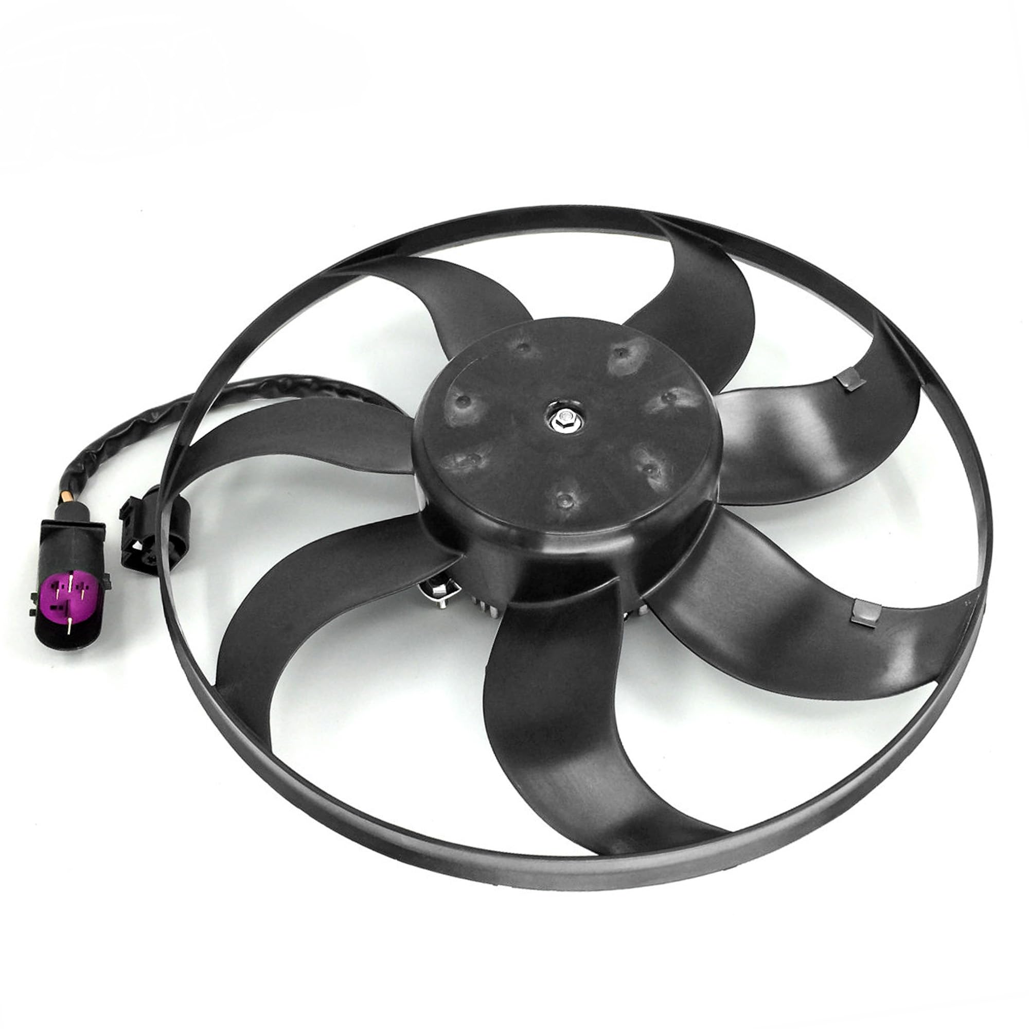 PartsFlow Radiator Cooling Fan for 2006-2013 Audi A3/A3 Quattro/TT Quattro/TT RS Quattro/TTS Quattro/TT for 2005-2013 VW/Eos/Golf/Tiguan/Beetle/GTI/Jetta/Passat/Rabbit/R32 1K0959455FJ