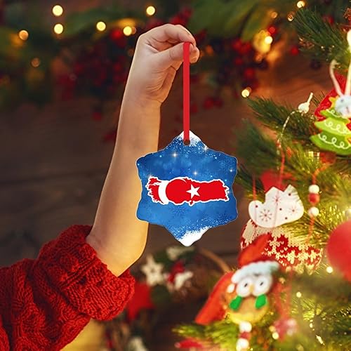 Miniatura 10 de Adorno de bandera de Venezuela  Adornos de Navidad de cerámica Venezuela, adorno de árbol de Navidad, recuerdo de vacaciones, recuerdo de país,