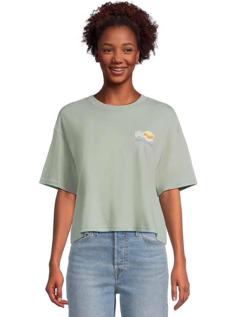 Green Salty Crew Waves Skimmer Tee