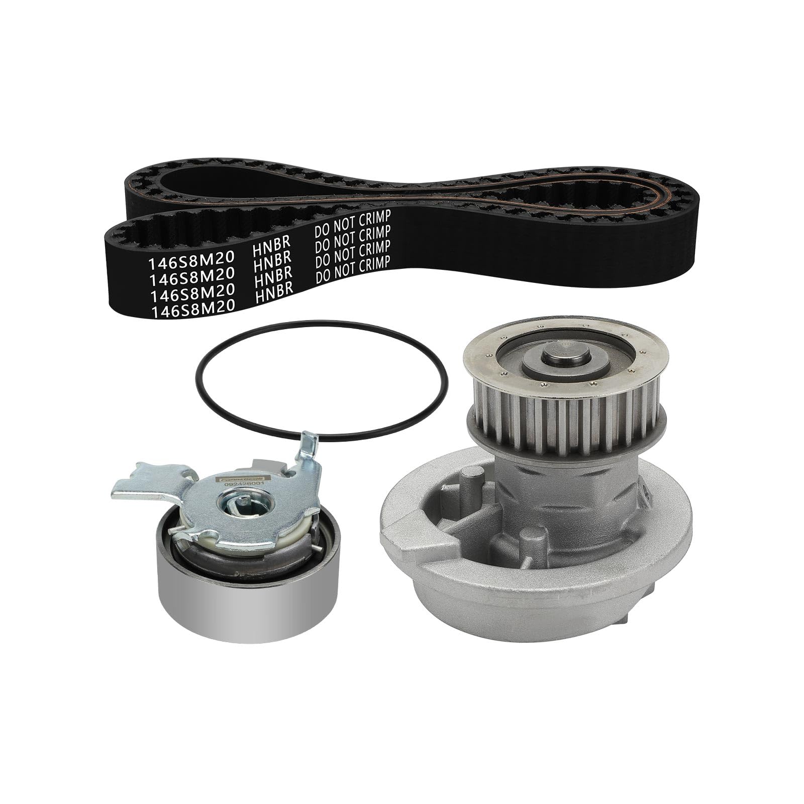 Frankberg Kit de correa de distribución con bomba de agua motor de | Compatible con: Caravana Kadett E T85, Calibrar A C89, Vectra A CC J89, Omega A Caravan V87, Astra F Furgoneta/Combi T92