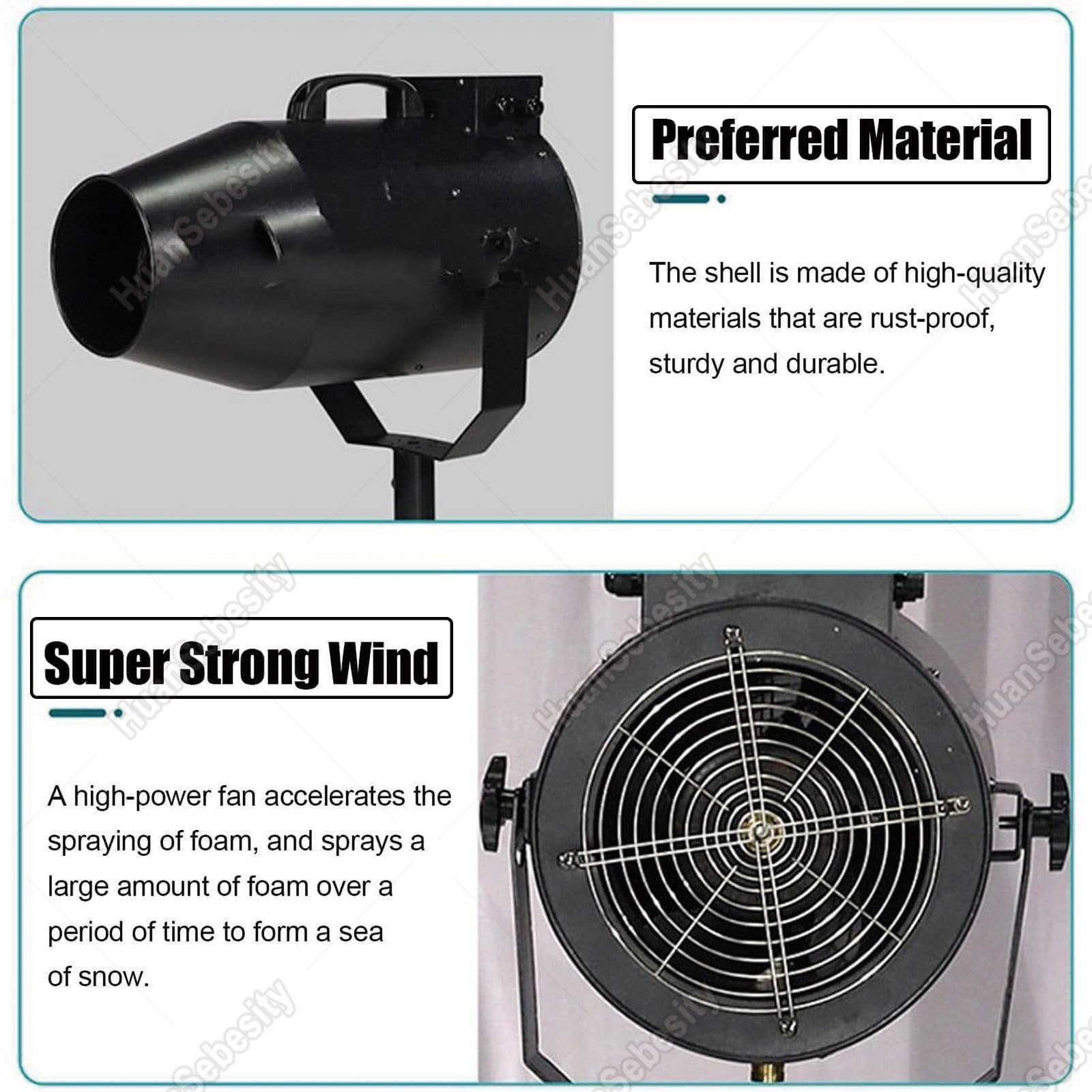 Macchina per Schiuma 1000W per Feste All'aperto,Cannone a Schiuma | Angolo Regolabile,Distanza 6-10 M/Area 80 M,Angolo Regolabile,Effetto Scenico,Per Feste E Compleanni Bambini,Plug-Intype