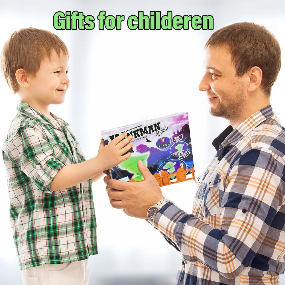 Ahorcado juego de mesa, Juego Ahorcado con Muñeco, Juego-de Mesa Infantil y Familiar, ortografía y Vocabulario, Magnetic Hangman Game, Infantil niños y niñas Desde 4 años de Edad