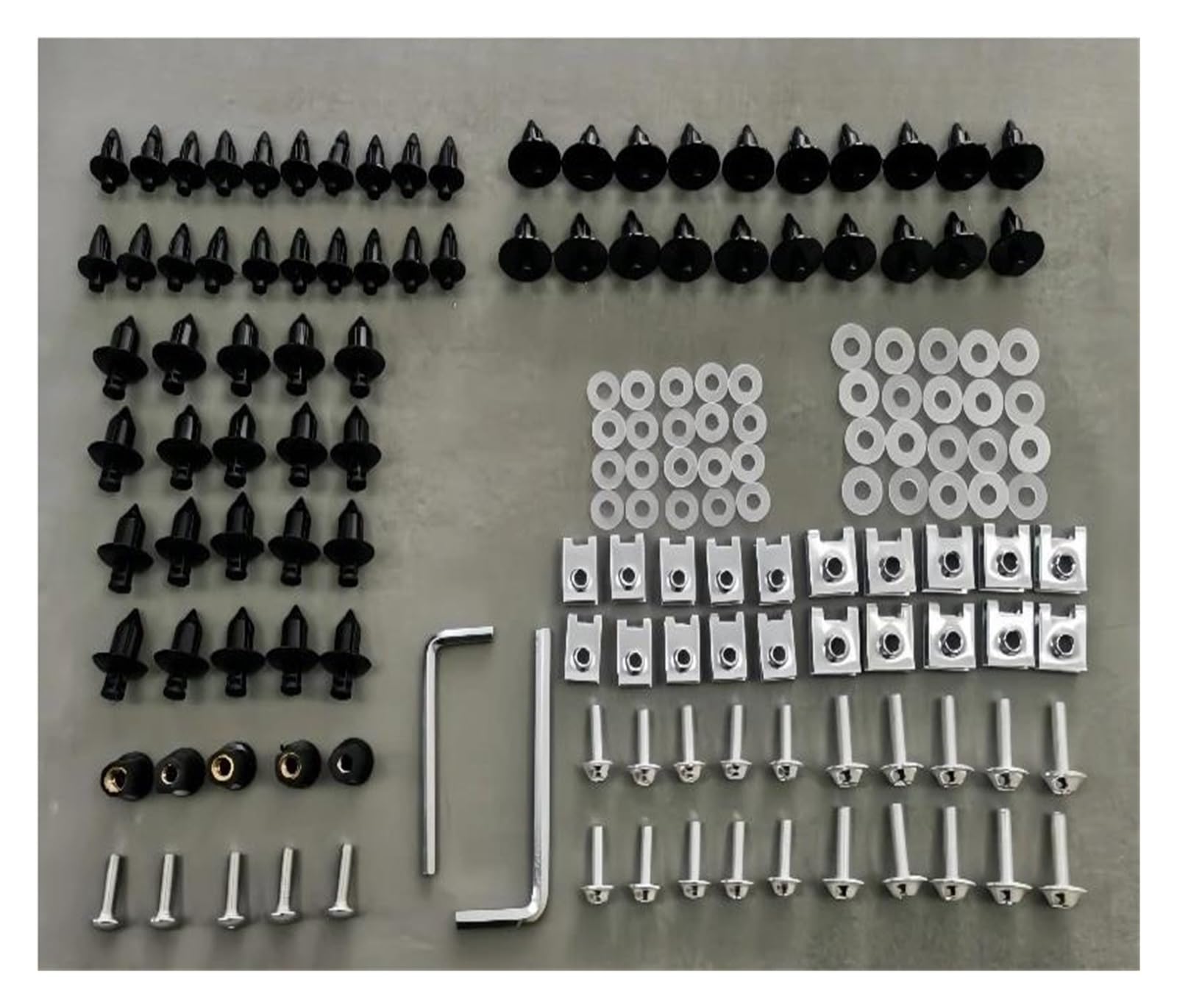 未使用 1丁掛け用 平輪・ボルトセット 補修用・予備部品 Amazon.co.jp: バイク用ネジキット に適合する ZX4R ZX4RR ZX6R ZX10R