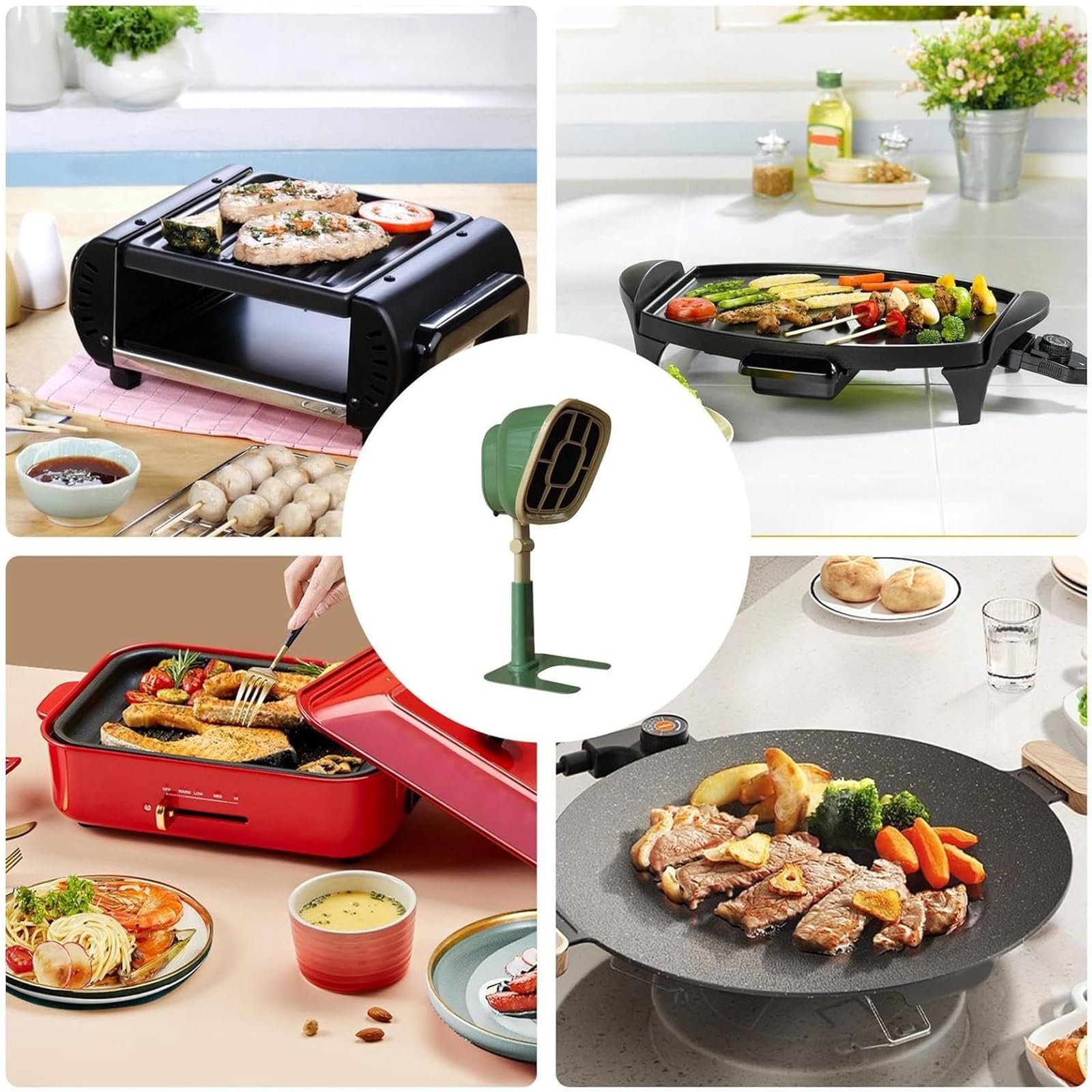 Mini Cappa Aspirante Da Tavolo - Portatile, Regolabile, Con Alimentazione USB Per Cucine Piccole - Foto 9