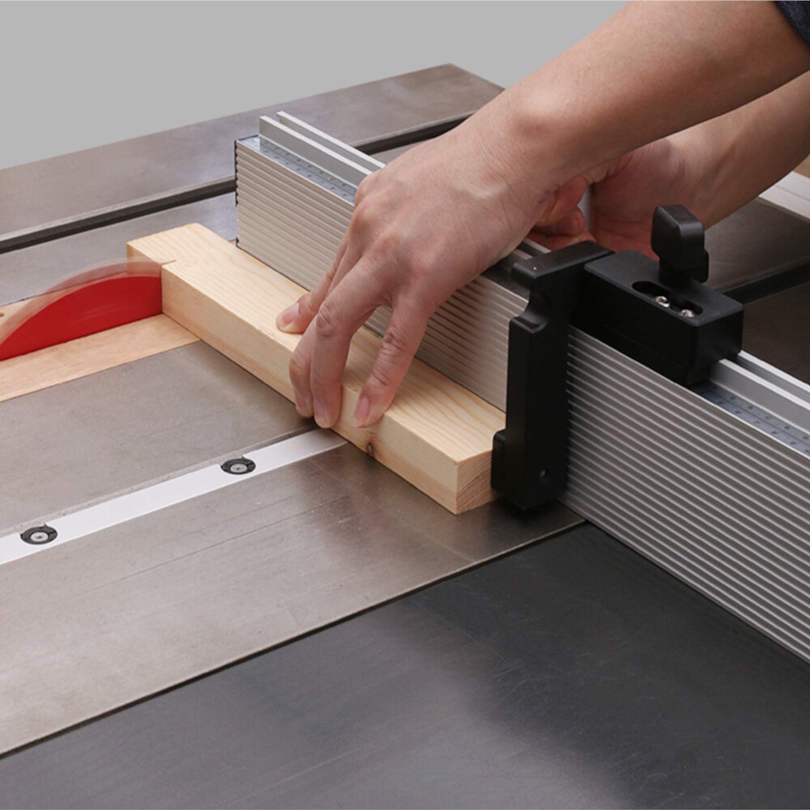 Zebery Gabarit de rail à onglet en T en aluminium pour travail du bois et bricolage