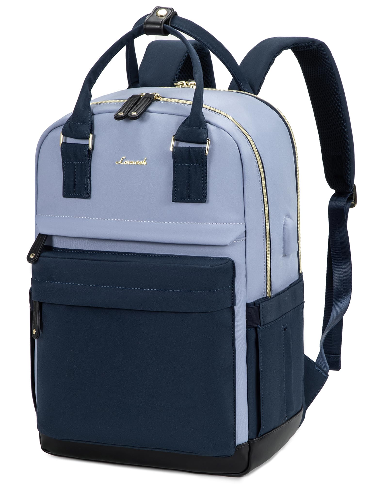 Rucksack Damen 15 Zoll Rucksack Lederrucksack Damen STILORD 'Guido