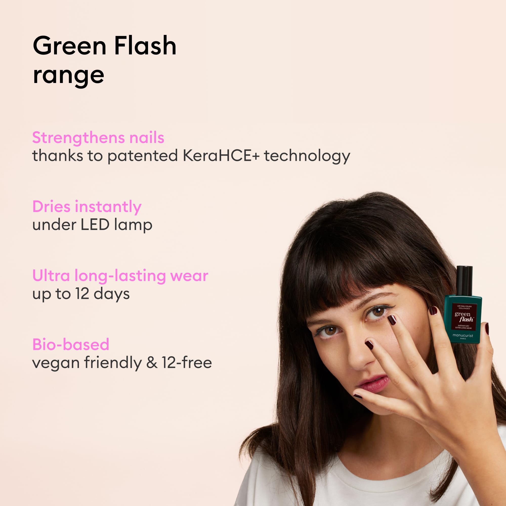 Manucurist Green Flash Gel Nail Polish Top Coat