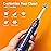 Bitvae R1 Rotating Electric Toothbrush with 8 Brush Heads for Adults and Kids, 60-Day Battery Life, 5 Modes Rechargeable Power Toothbrush with 2-Minute Smart Timer, Dark Blue