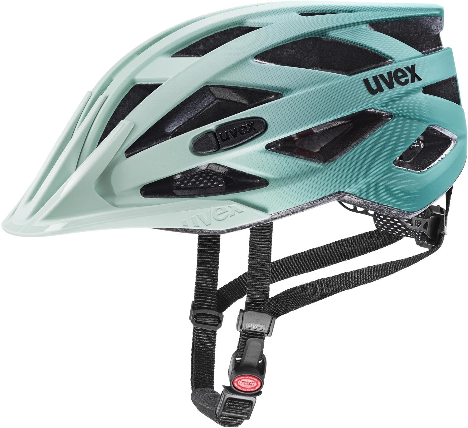 uvex i-vo cc Fahrradhelm, Jade-Teal matt, 56-60 cm