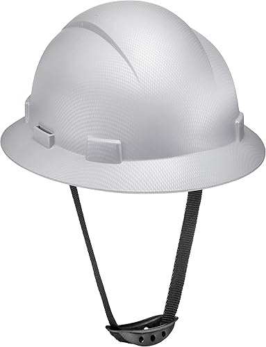 Miniatura 7 de ACERPAL - Casco duro para trabajos de construcción aprobado por la OSHA, de ala completa, aprobado como seguro para el trabajo, con diseño de fibra