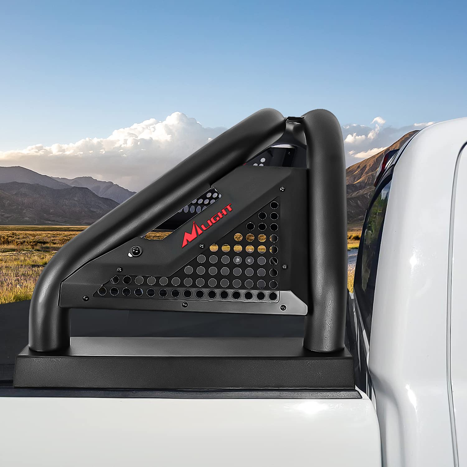 Nilight Truck Bed Chase Rack Überrollbügel für Dodge Ram 1500 2014-2023 Chevrolet Silverado/GMC Sierra 1500 2015-2023 F150 2014-2023 Tundra 2016-2023 Tacoma passt volle Größe Trucks 2 Jahre Garantie