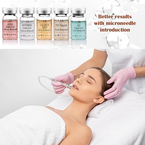 Miniatura 3 de BB Kit de inicio de brillo facial, suero esencia para el cuidado de la piel, 0.27 onzas, 6 viales, suero para el cuidado de la piel para la cara BB