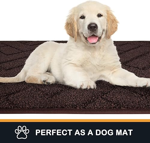 Miniatura 6 de PURRUGS Tapete para Puerta Atrapa Suciedad 32" x 47", Antideslizante Lavable a Máquina, Alfombra de Entrada, Rascador de Zapatos, Tapete para