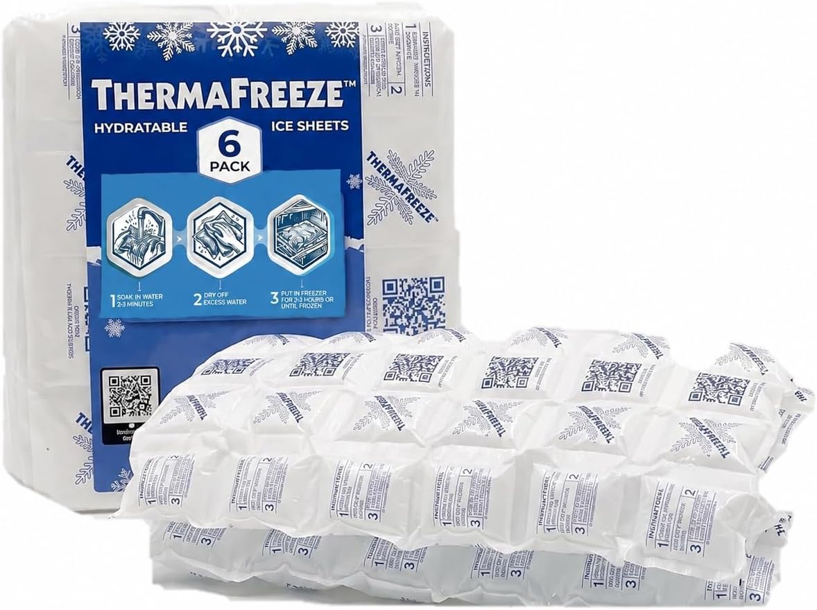 ThermaFreeze Cut-to-Size Ice Packs Lunchboxes, Coolers, Back to School