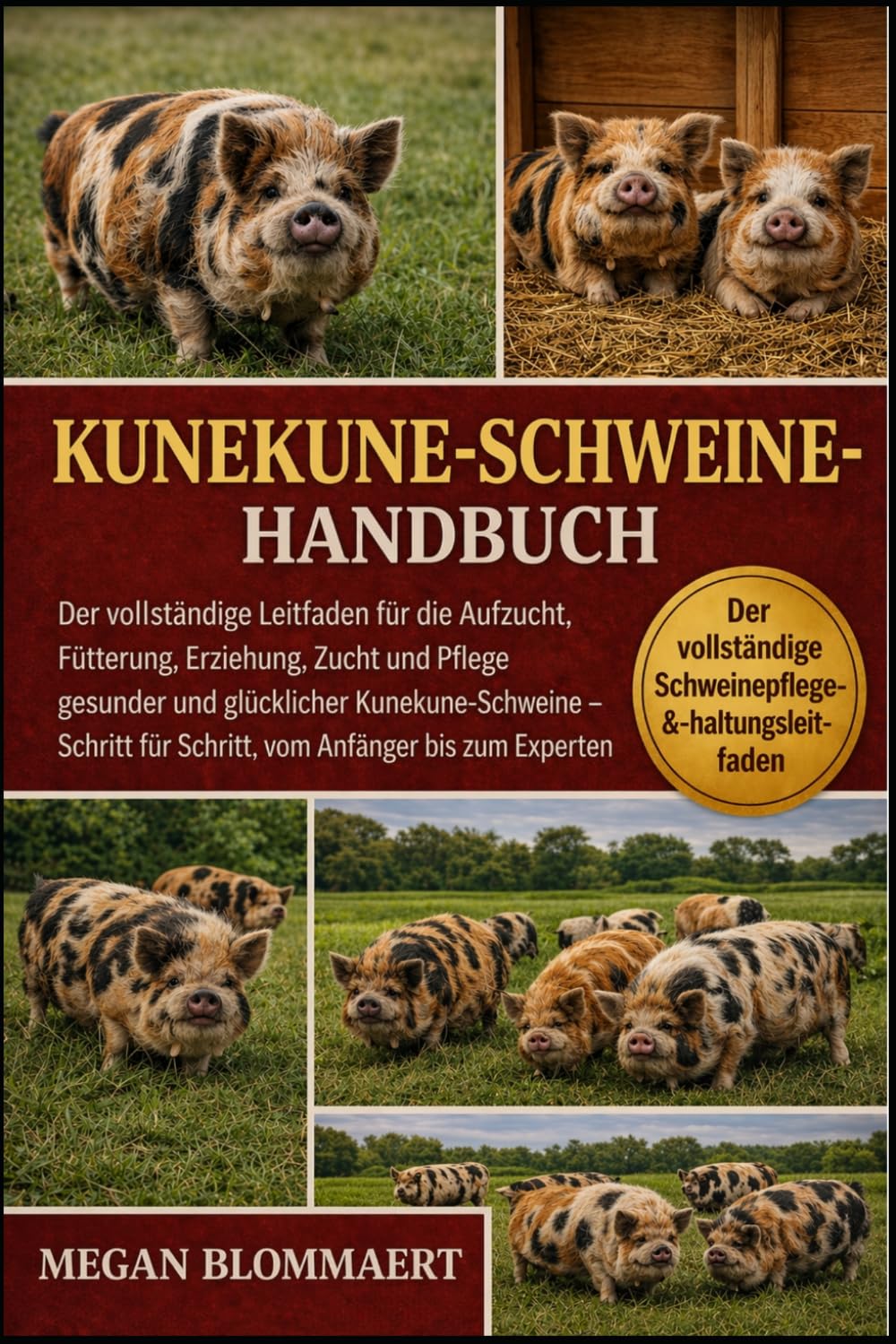 KUNEKUNE-SCHWEINEHANDBUCH: Der vollständige Leitfaden für die Aufzucht, Fütterung, Erziehung, Zucht und Pflege gesunder und glücklicher ... für Schritt, vom Anfänger bis zum Experten