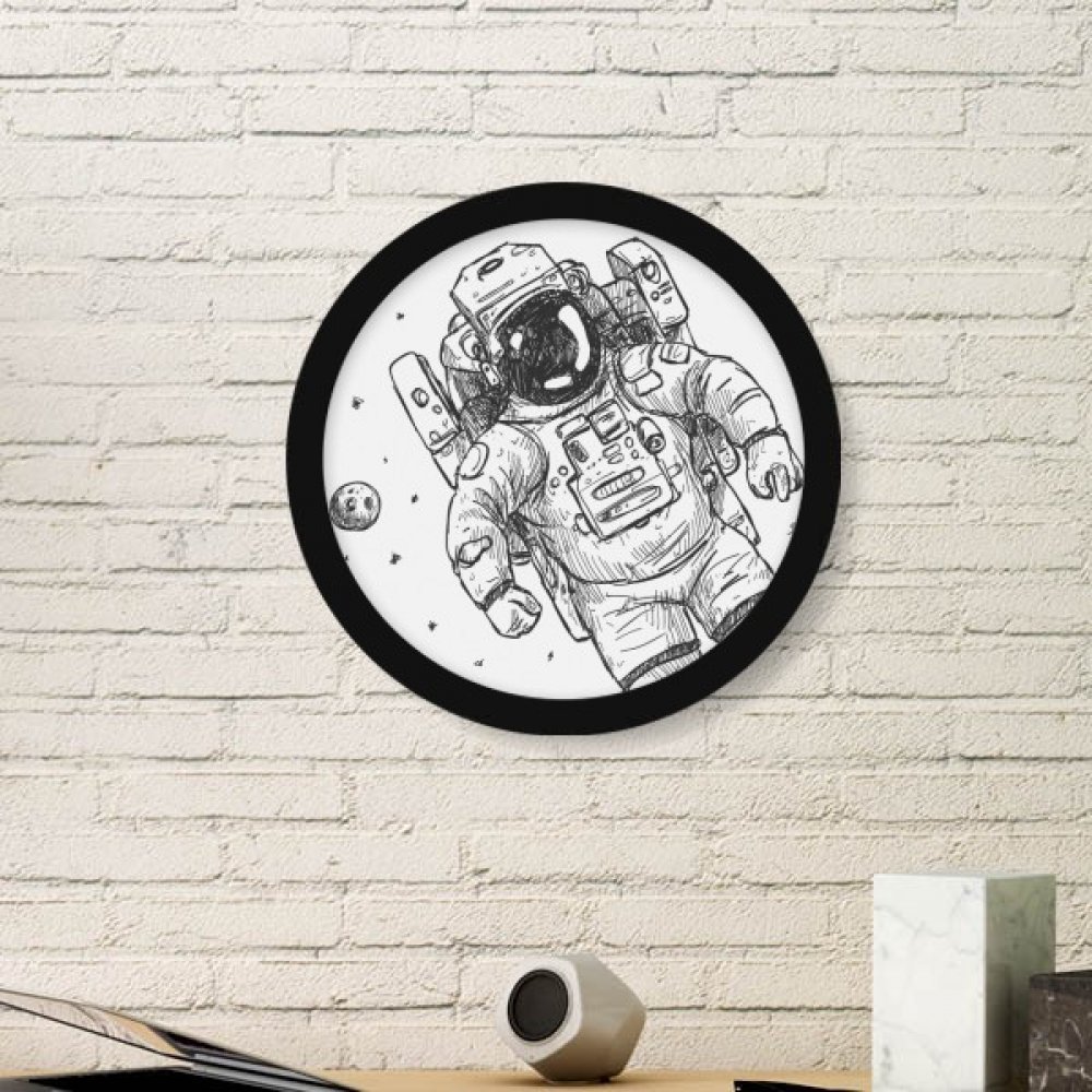 Univers alien astronaute grand cadre noir idée cadeau originale