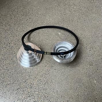 K660 V Belt For Drill Machines, Heavy Duty Rubber Triangle Belt Drill Press Belt Replacement For Drill Machine Industrial Agricultural Equipment