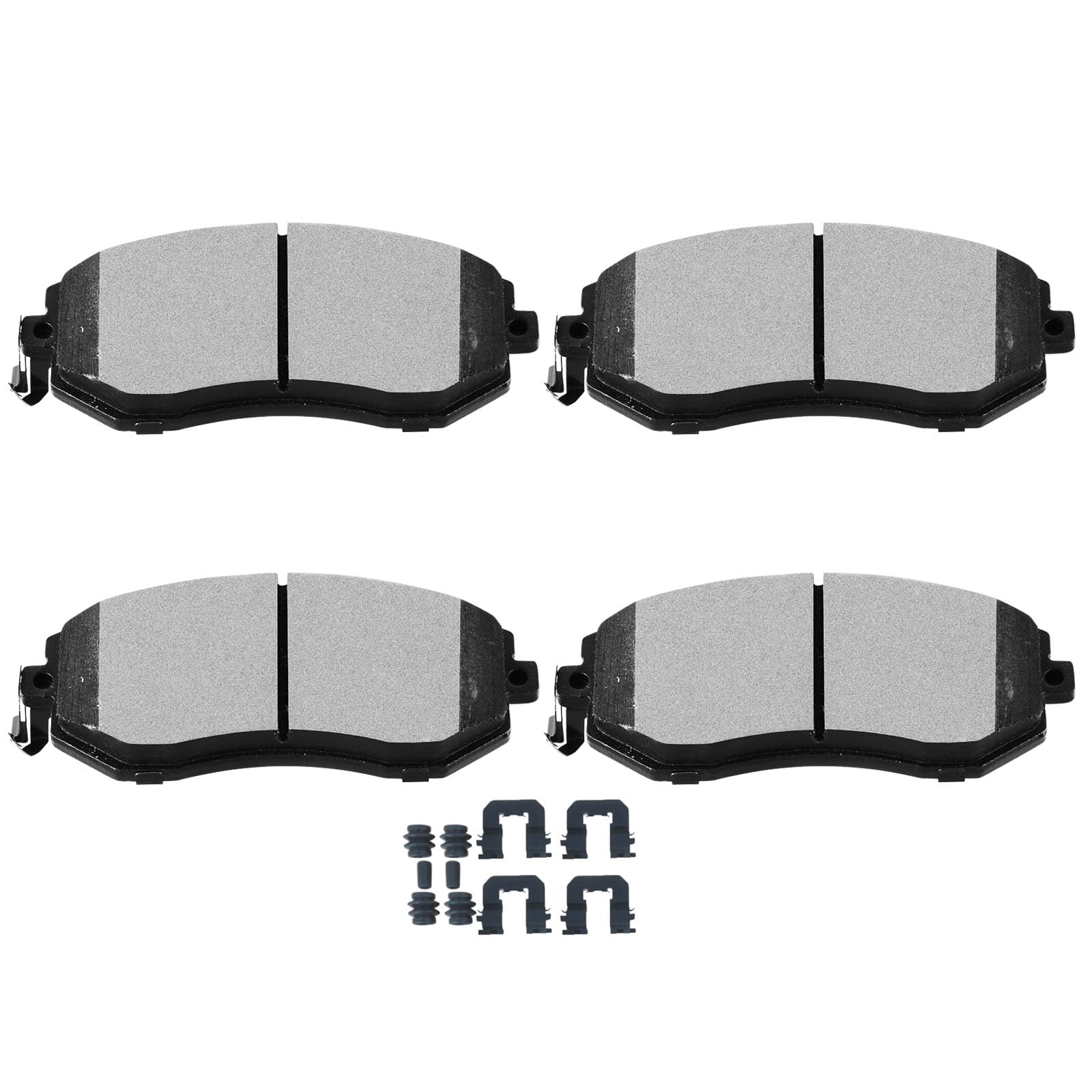 SCITOO D1539 Front Semi-Metal Brake Pads Sets Fit For Scion FR-S,For Subaru BRZ/Impreza/Legacy,For Outback 2013-2014,For WRX 2013-2014,For Toyota 86 2017-2019
