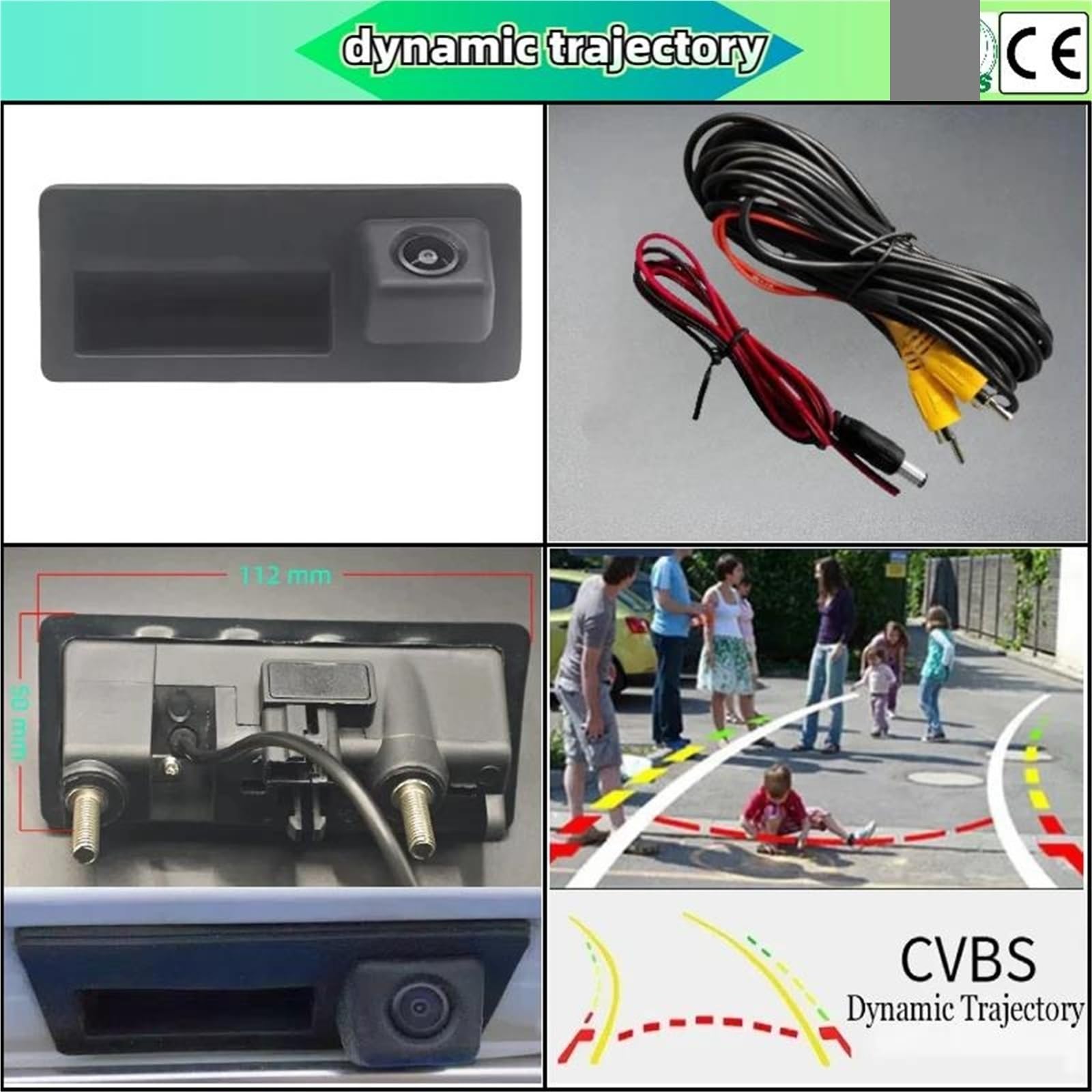 Cámara Marcha Atrás Coche para VW para Tiguan I 5N 2007 2008~2017