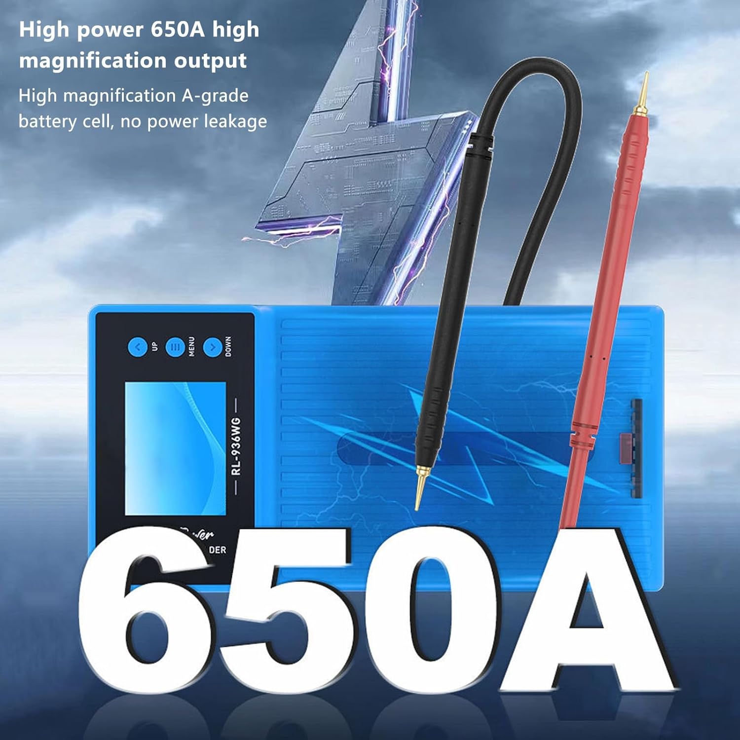 Portable Advanced Spots Welder with LCD Screen Suitable for Various Metals and Battery Assemblies DIYer Professional Use