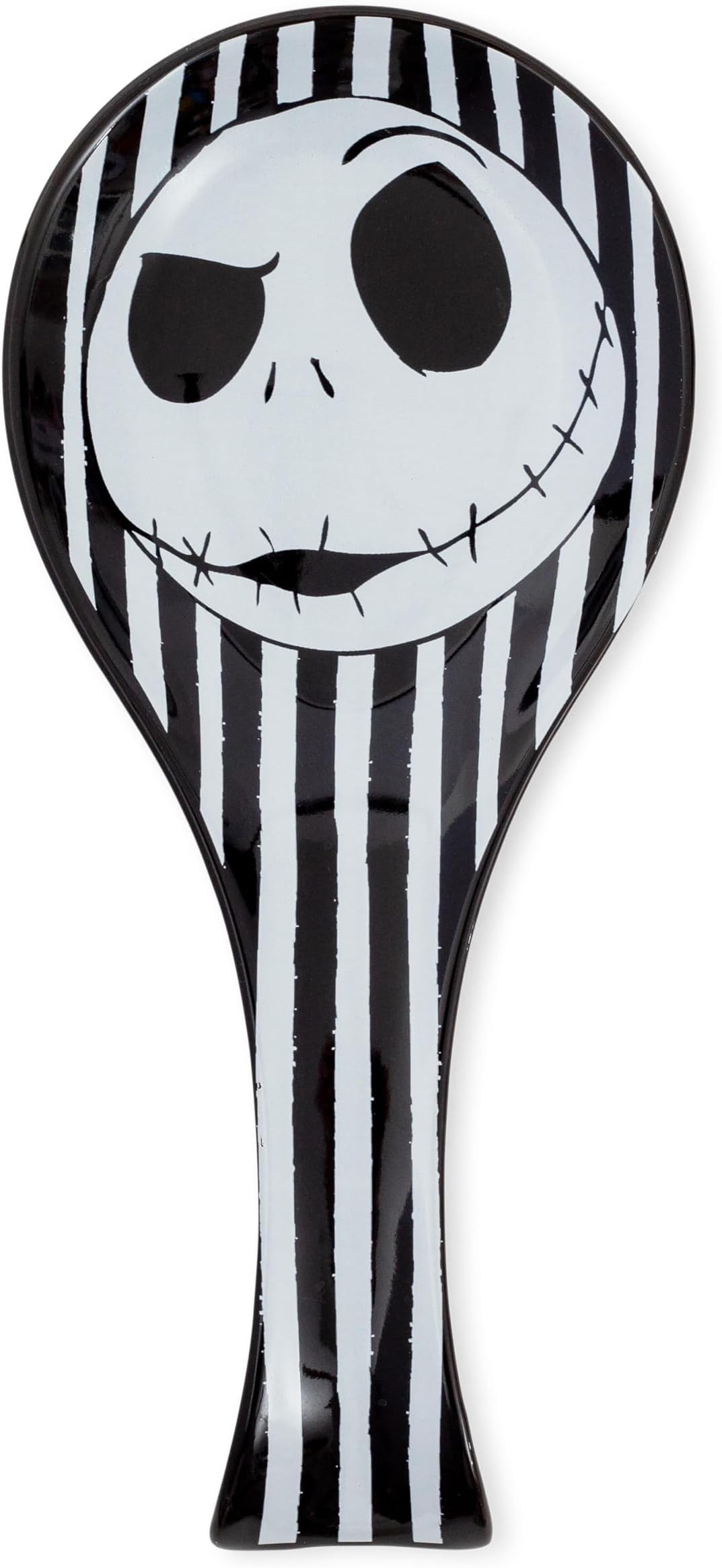Disney The Nightmare Before Christmas Jack Skellington Ceramic Spoon Rest Holder | Kitchen Organizer For Utensils To Keep Countertop Clean