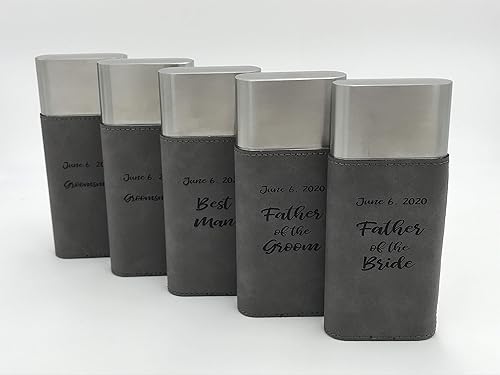 Miniatura 7 de Estuche y cortador de cigarros personalizados, grabado y monograma (bolsillo negro y plateado o tapa grabada)