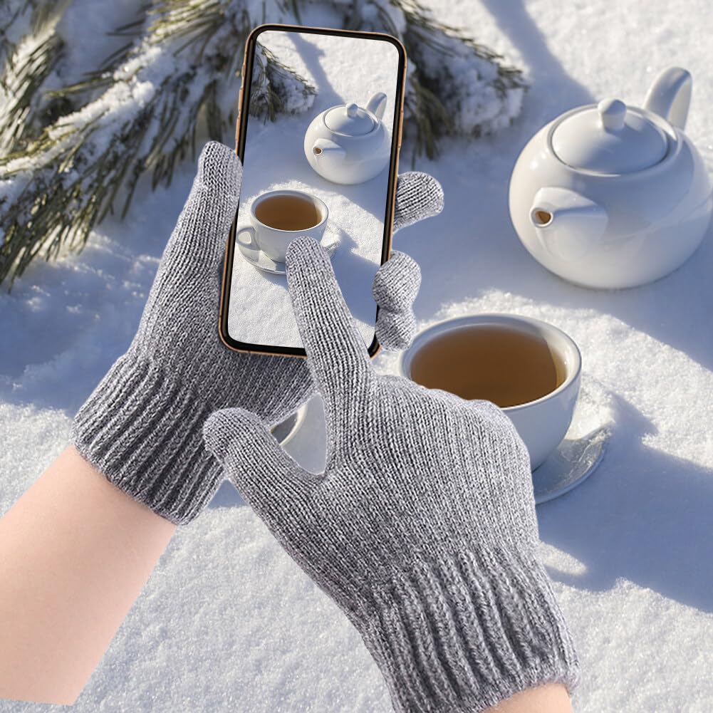 Mitaines Femme Laine Bruceriver U2013 Mitaines En Tricot Avec Doublure Polaire Chaude En Thinsulate Pour Femme 32871550565 Mitaine Laine Femme