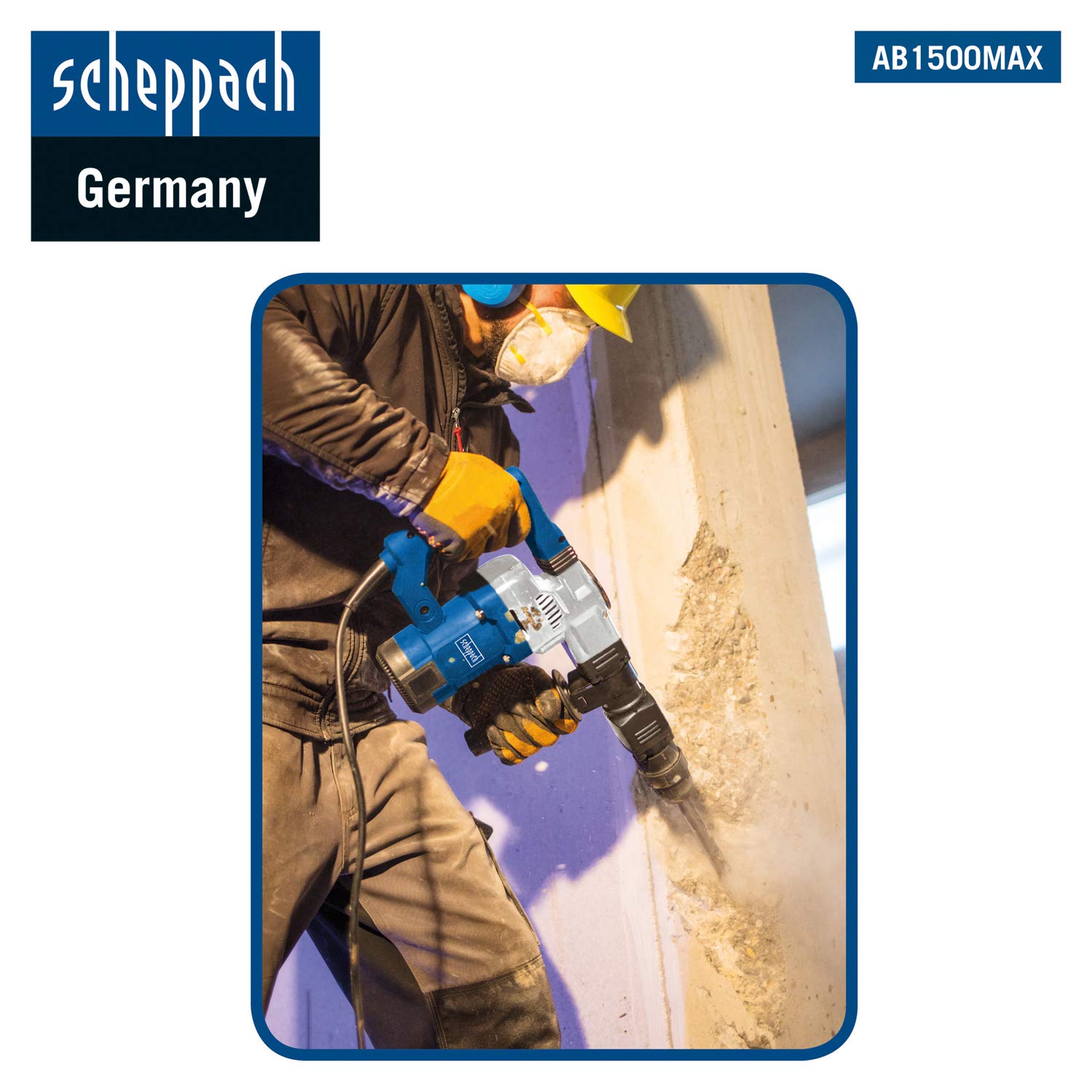 Scheppach Martillo de demolición AB1500MAX