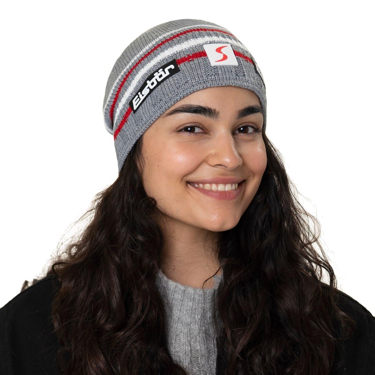 Eisbär BAX Skipool Beanie Strickmütze Wintermütze Skimütze Damen/Herren - Made in Austria mit Futter, Futter Winter Herbst-Winter