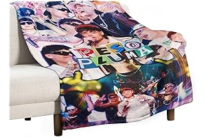 Peso Pluma Blanket: Super Soft Flannel Throw Blanket for All Seasons