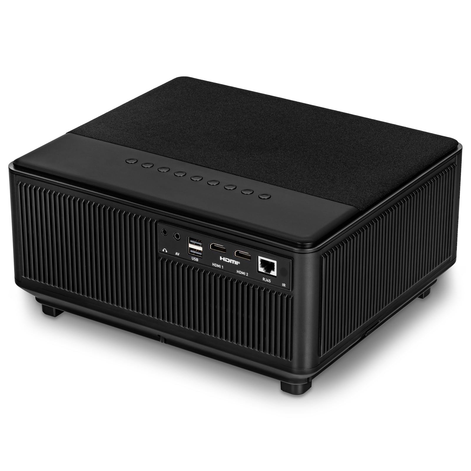 OVERMAX Multipic 6.1 Proiettore LED Full HD 1080p con Autofocus | Correzione Immagine, Wi-Fi, Bluetooth 5.0,7000 Lumen, Protezione dalla Polvere, Immagine fino a 150", Controllo Vocale