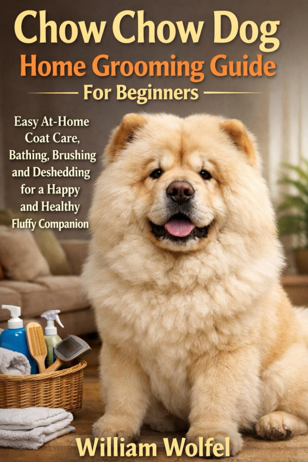 Chow Chow Dog Home Grooming Guide For Beginners: Easy At-Home Coat Care, Bathing, Brushing and Deshedding for a Happy and Healthy Fluffy Companion