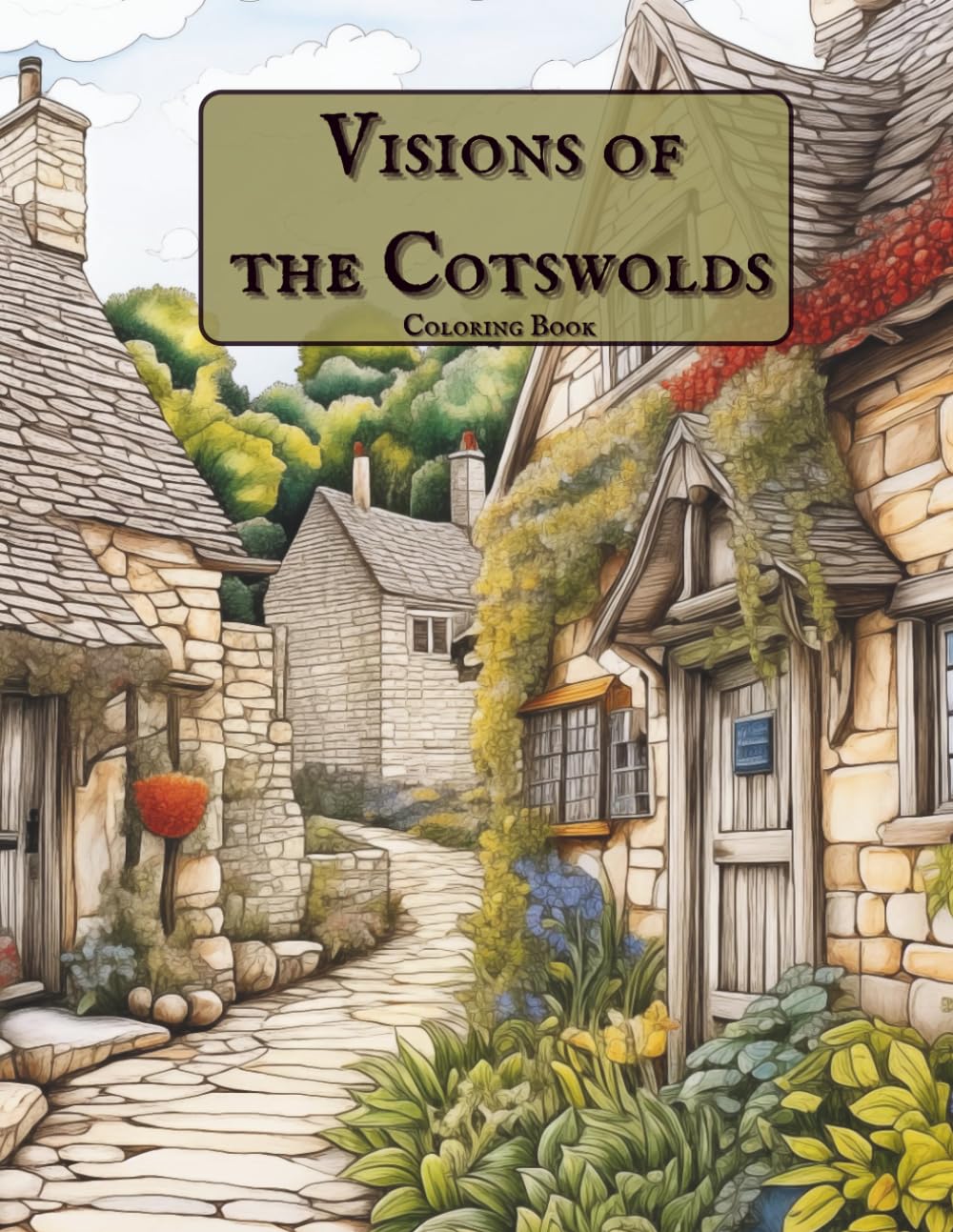 Visions of The Cotswolds Coloring Book
