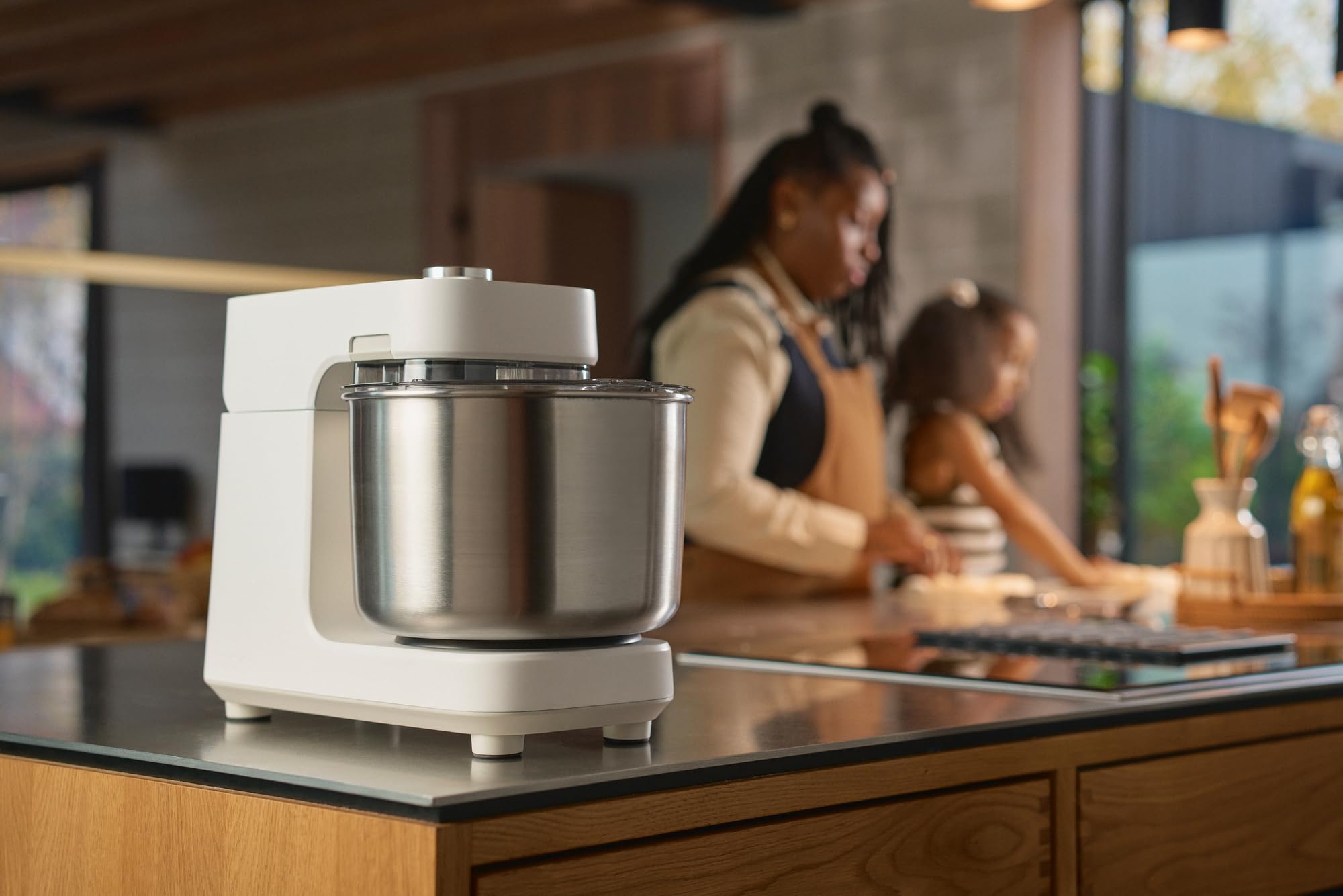 Ooni Halo Pro Amasadora Profesional Halo Pro de 7,3L – Batidora Amasadora para Masas de Pan y Pizza con 58 Velocidades y Accesorios – Blanco Polar