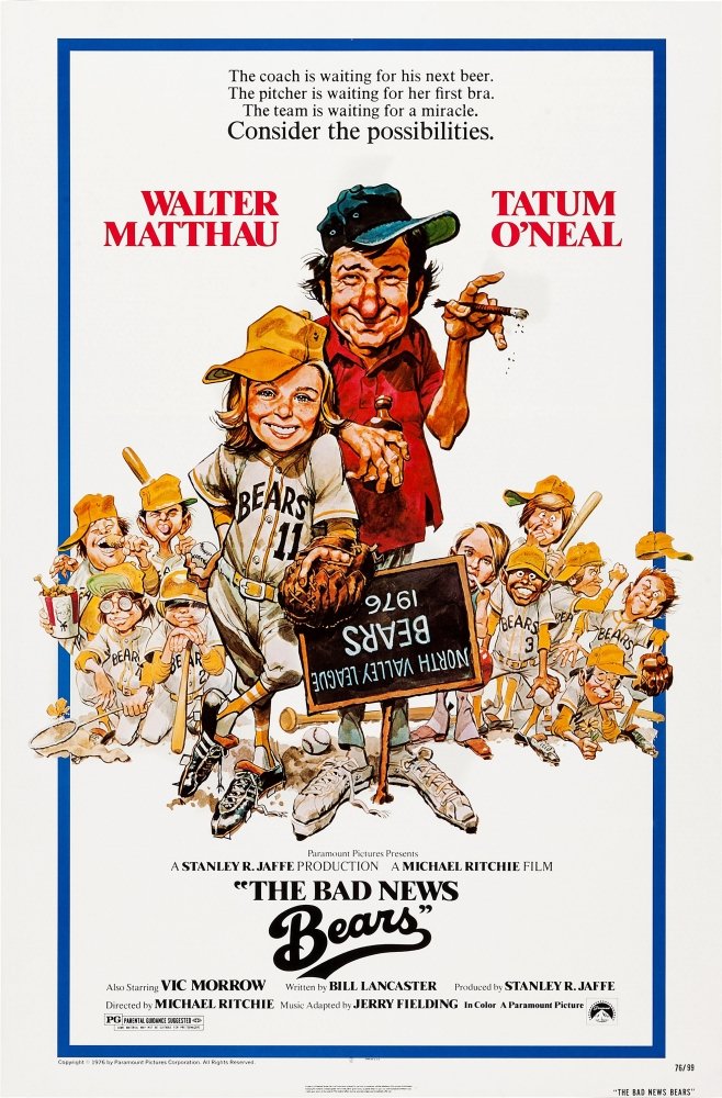 Amazon.com: The Bad News Bears Us Poster From Left Tatum ONeal