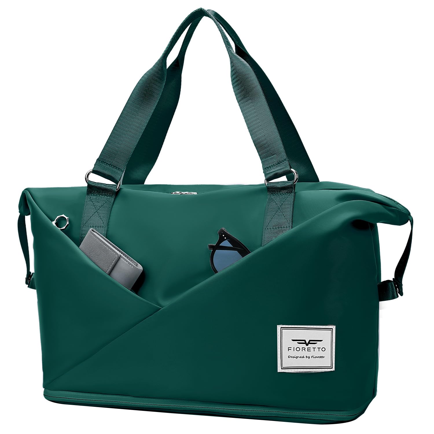 GSG SINCE 1998 Women's Expandable Travel Duffle Bag with Laptop Compartment - Water-Resistant Gym Bag, Weekend & Overnight Bag with Shoe Compartment & Wet Pocket