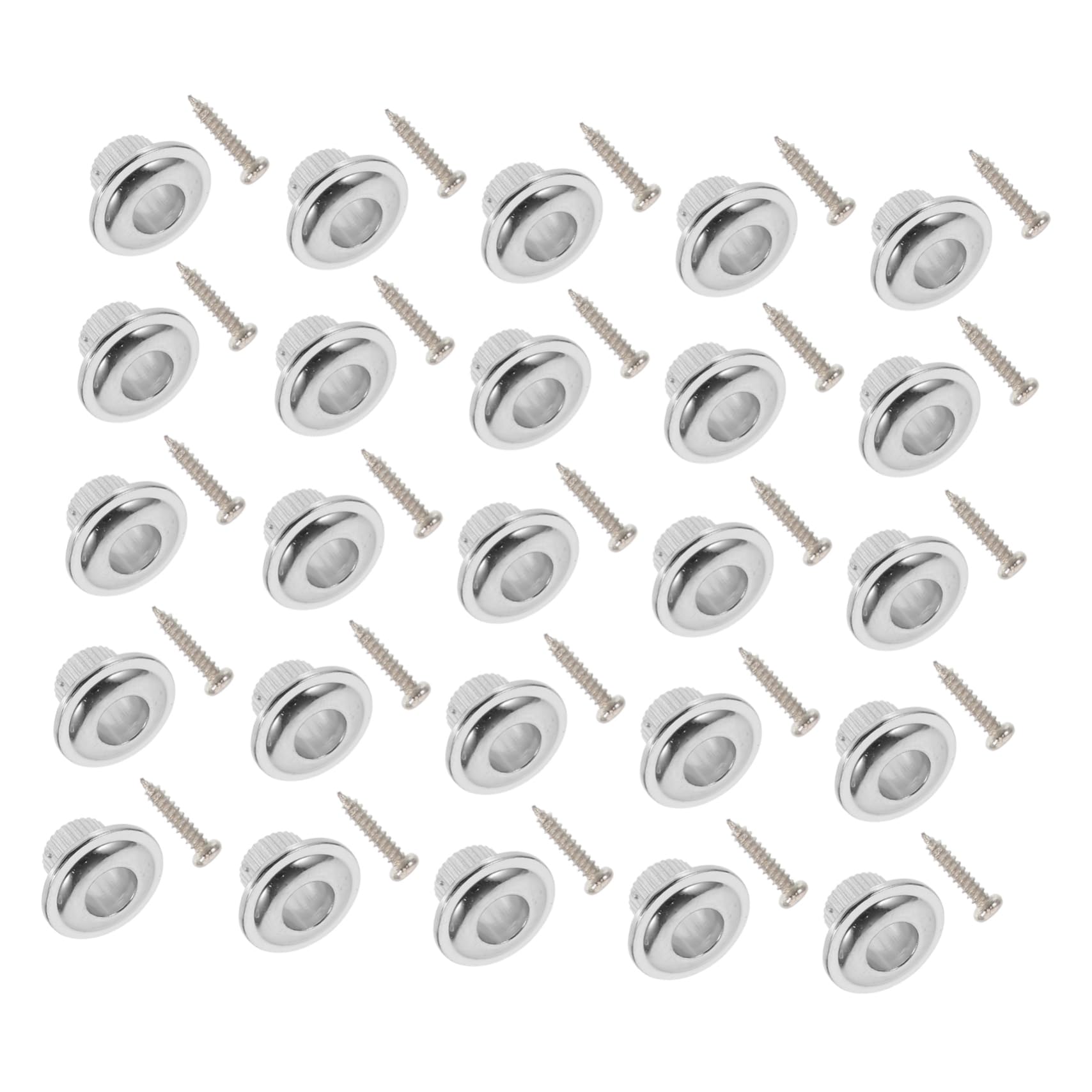 Vaguelly 18Sets String Guitar Head Pegs Metal Tuning Keys for Folk Guitar Accessories Easy to Install Replacement Pegs for Beginners and Professionals Durable and Reliable Design